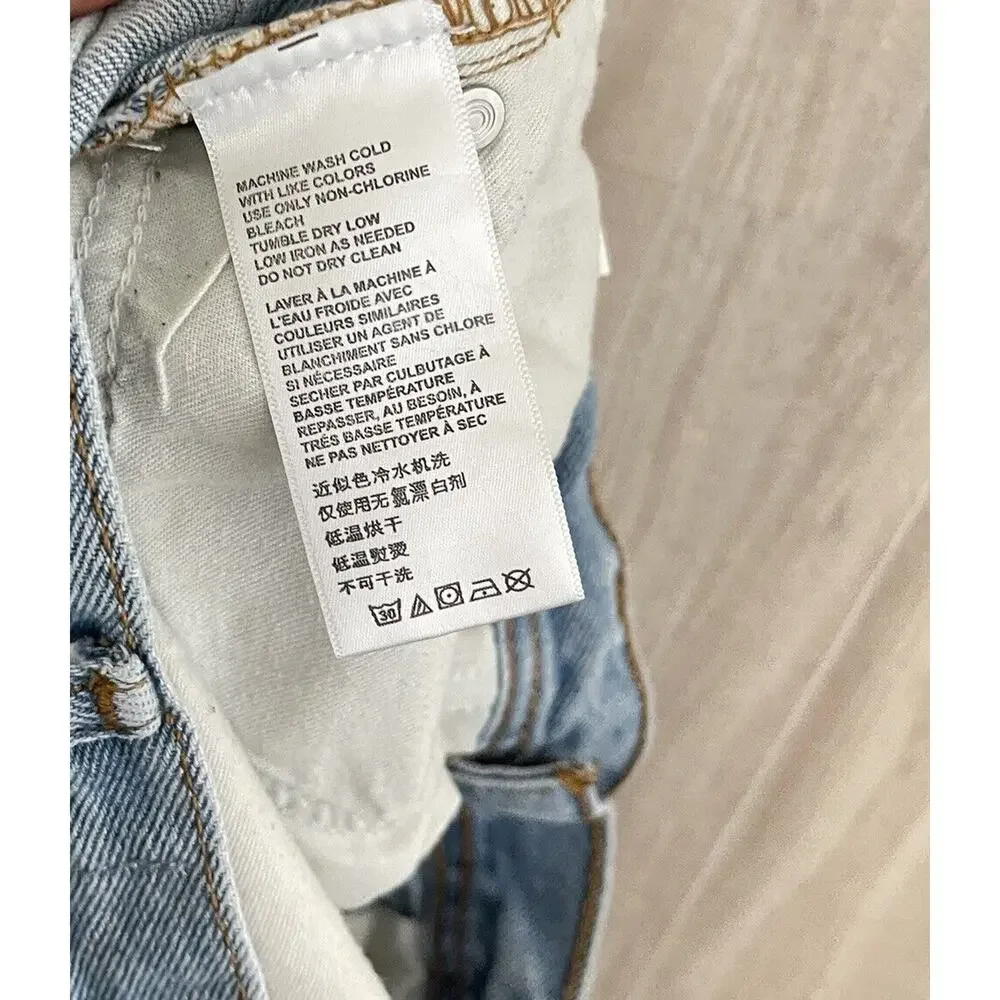 BDG Urban Outfitters Baggy Skate Fit Jeans Men's 32x30 Naturally Distressed Blue - Picture 13 of 16